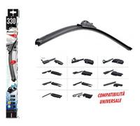 Bottari Spazzola Tergicristallo 330mm con Spoiler Singola Universale 11 Elementi