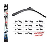 Bottari Spazzola Tergicristallo Flat 380mm con Spoiler Singola 11 Elementi