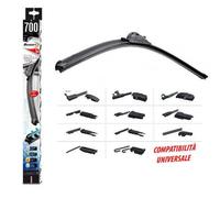 Bottari Spazzola Tergicristallo Flat 700mm con Spoiler Singola 11 Elementi