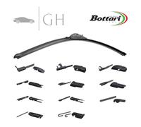 BOTTARI - SPAZZOLA TERGICRISTALLO IN GOMMA ANT. UNIVERSALE 60 CM (MULTIATTACCO)