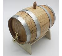 Botte Botti castagno da 5 litri lt incisione logo o dedica gratis