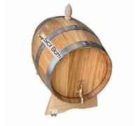 Botte/botti in rovere da 20 litri rubinetto in ottone e Logo Personalizzato