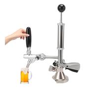 Botte di birra da 4 pollici, rubinetto in acciaio inox, con pompa ad aria e distributore, pompa Kegerator per picnic, feste o campeggio