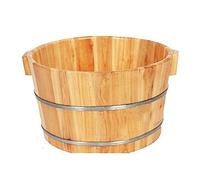 Botte di fumigazione per fumigazione per spa per piedi in botte di legno Pediluvi per pediluvi Secchi per fumigazione Vaschette per piedi in legno Vaschette per piedi (Colore: 1) (Colore : 2