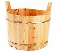 Botte di Legno per pediluvio Riduzione dello Stress Botte per pediluvio di Cedro Vaschetta per pediluvi Secchio di Legno Vaschetta per pediluvi con Manico Vaschetta Invia pediluvio Medicina Massaggio