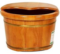 Botte di legno Spa per i piedi Regalo per la casa Vaschetta per piedi in legno massello Bacino per piedi in legno Secchio Secchio Vaschetta per piedi Spa Liscio e delicato Secchio per pedicu