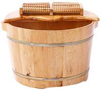 Botte di Legno Spa per Piedi Regalo per la casa Ciotola per Pedicure Pediluvio, Botte per pediluvio in Legno Famiglia in Legno Durevole Salute Secchio per Il Lavaggio dei Piedi Vaschetta per pediluvi