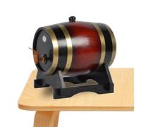 Botte Di Vino - Botte Per Dispenser Di Vino Da 1,5 Litri, Quercia | Dispenser Per Botti Per Liquori Domestici, Liquori, Birra, Rum, Tequila, Whisky, Bevande Alcoliche, Per Feste, Bar, Cucina, Tavolo,