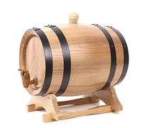 Botte in legno di rovere, realizzata a mano, per conservare e invecchiare vino e liquori, ideale per perfezionare il sapore e migliorare la qualità