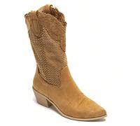 Botte mi-mollet stile western o ajourée CaratteristicheTige mi-mollet ajourée: motivi perforati e découpes façon dentelle pour intatta femminilità e respiranteSuédine veloutée:finition douce et élégan