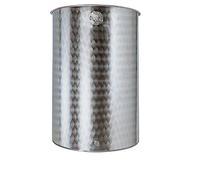 BOTTE SALDATA FIORETTATA BELVIVERE acciaio inox AISI 304 completo di coperchio