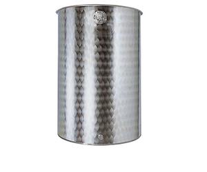 BOTTE SALDATA FIORETTATA BELVIVERE acciaio inox AISI 304 completo di coperchio