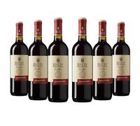 BotteBuona Vino Rosso Negroamaro Puglia IGT, Vino Completo e Rotondo con Sentori di Prugna e Mora matura, 12,5% Vol, Confezione con 6 Bottiglie da 750 ml