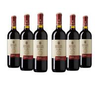 BotteBuona Vino Rosso Terre Siciliane IGT, Vino Pieno ed Equilibrato con Sentori di Mora e Ciliegia, 12% Vol, Confezione con 6 Bottiglie da 750 ml