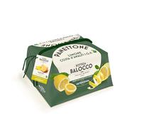 BOTTEGA BALOCCO - Panettone Limone Costa d'Amalfi I.G.P. 750g - Incartato a Mano - Realizzato in collaborazione con Caffarel - Made in Italy