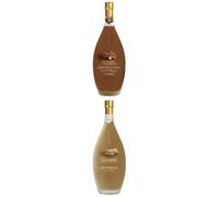 Bottega Crema di Liquore Vegan al Gianduia Fondente - 500ml & Caramel Crema di Liquore al Caramello - 500ml