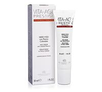 Bottega di LungaVita SIERO VISO CON PLATINO COLLOIDALE VITA-AGE PRESTIGE - Prezioso siero viso e collo arricchito di platino colloidale formulato per idratare in profondità le pelli più secche e stressate. Non grasso, è ideale per tutti i tipi di pelle e come base per il trucco. Con platino colloidale, silicio organico, cellule staminali da gardenia, acido ialuronico, ceramidi vegetali, olio di olivo - Aumenta il grado di idratazione cutanea, mantiene l' elasticità e la morbidezza.Tubo da 30 ml