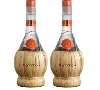Bottega Fiasco Grappa Chianti 38% - 500ml (Confezione da 2)