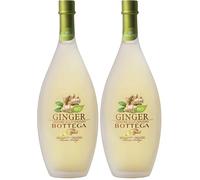 Bottega Ginger Bio Liquore Vegan allo Zenzero - 500ml (Confezione da 2)
