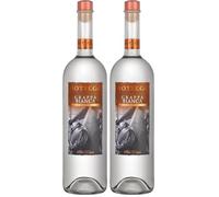 Bottega Grappa Bianca Aldo Bottega Tripla Distillata a Vapore 43% - 1000ml (Confezione da 2)
