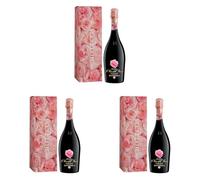 Bottega Il Vino Dell'Amore Petalo Moscato Spumante Dolce con Astuccio - 750ml (Confezione da 3)