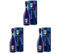 Bottega Prosecco DOC Ufficiale SSC Napoli Edizione Limitata Scudetto Serie A con Astuccio - 750ml (Confezione da 3)