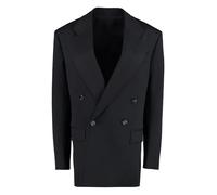 Bottega Veneta - Blazer in Lana a Doppio Petto - - Jackets - Donna - Nero - 4XS
