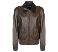 Bottega Veneta - Blouson in Pelle Lucida - - Jackets - Donna - Verde - S