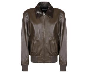 Bottega Veneta - Blouson in Pelle Lucida - - Jackets - Donna - Verde - S