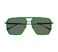 Bottega Veneta Bv1012s Occhiali Da Sole Uomo Verde Pilot Verde 60mm