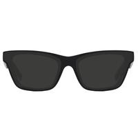 Bottega Veneta Bv1119s Occhiali Da Sole Unisex Nero Squadrato Grigio 64mm