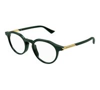 Bottega Veneta BV1263O 004, Verde, RECYCLED acetate, Uomini occhiali 48