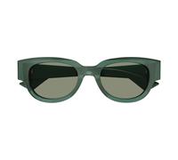 Bottega Veneta Bv1278sa Occhiali Da Sole Donna Verde Squadrato Verde 52mm