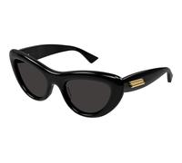 Bottega Veneta Bv1282s Occhiali Da Sole Donna Nero Cat-eye Grigio 53mm