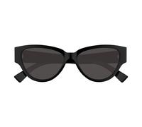 Bottega Veneta Bv1319s Occhiali Da Sole Donna Nero Cat-eye Grigio 56mm