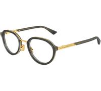 Bottega Veneta BV1375O 004, Grigio, RECYCLED acetate, Uomini occhiali 50