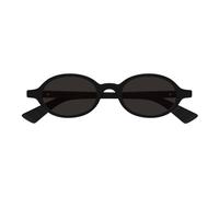 Bottega Veneta Bv1388s Occhiali Da Sole Unisex Nero Rotondo Grigio 47mm