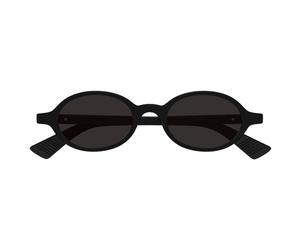 Bottega Veneta Bv1388s Occhiali Da Sole Unisex Nero Rotondo Grigio 47mm