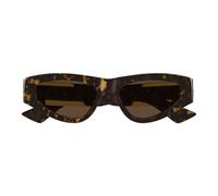 Bottega Veneta Bv1407s Occhiali Da Sole Donna Avana Cat-eye Marrone 53mm