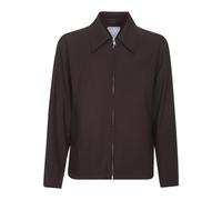 Bottega Veneta - Cappotto Bordeaux in Cotone con Zip - - Jackets - Uomo - Viola - L