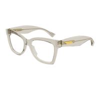 Bottega Veneta Donna Bottega Veneta BV1459O 003 Montature da vista Acetato Beige Trasparente Farfalla