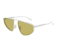 Bottega Veneta Donna Bottega Veneta BV1466S 003 Occhiali da sole Metallo Argento Pilot