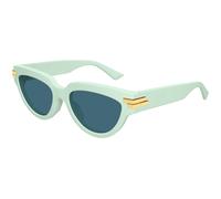 Bottega Veneta Donna BV1035S 009 Occhiali da sole Acetato Verde Verde Cat Eye