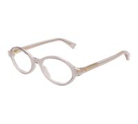 Bottega Veneta Donna BV1367O 004 Montature da vista Acetato Grigio Trasparente Rotonda