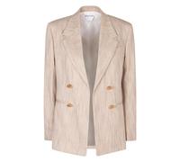 Bottega Veneta - Giacca in Seta con Rever e Tasche - - Jackets - Donna - Beige - M