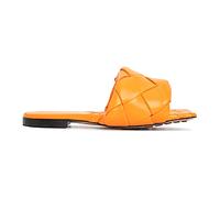 Bottega Veneta - Lido Flat Sandal - - Shoes - Donna - Arancione - 37 1/2 EU