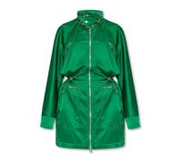 Bottega Veneta - Parka in Satin con Collo Staccabile - - Coats - Donna - Verde - M