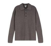 Bottega Veneta - Polo Intrecciato - - Tops - Uomo - Marrone - S