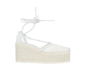 Bottega Veneta - Sandali con Zeppa in Rete - -Shoes -Donna -Bianco -40 EU