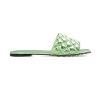 Bottega Veneta, ,Shoes ,Donna ,Verde ,35 1/2 EU Sandali Imbottiti